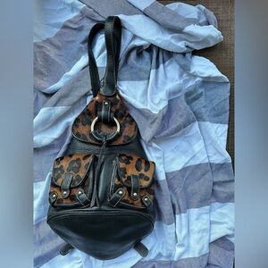 JONES NEW YORK genuine leather backpack